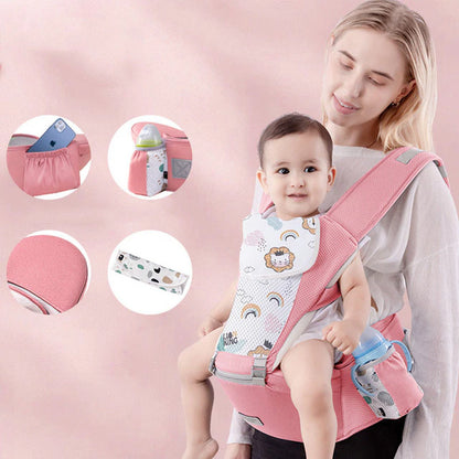 Newborn Ergonomic Baby Carrier Backpack Infant Baby Hipseat Carrier Front Facing Ergonomic Kangaroo Baby Wrap Sling Travel