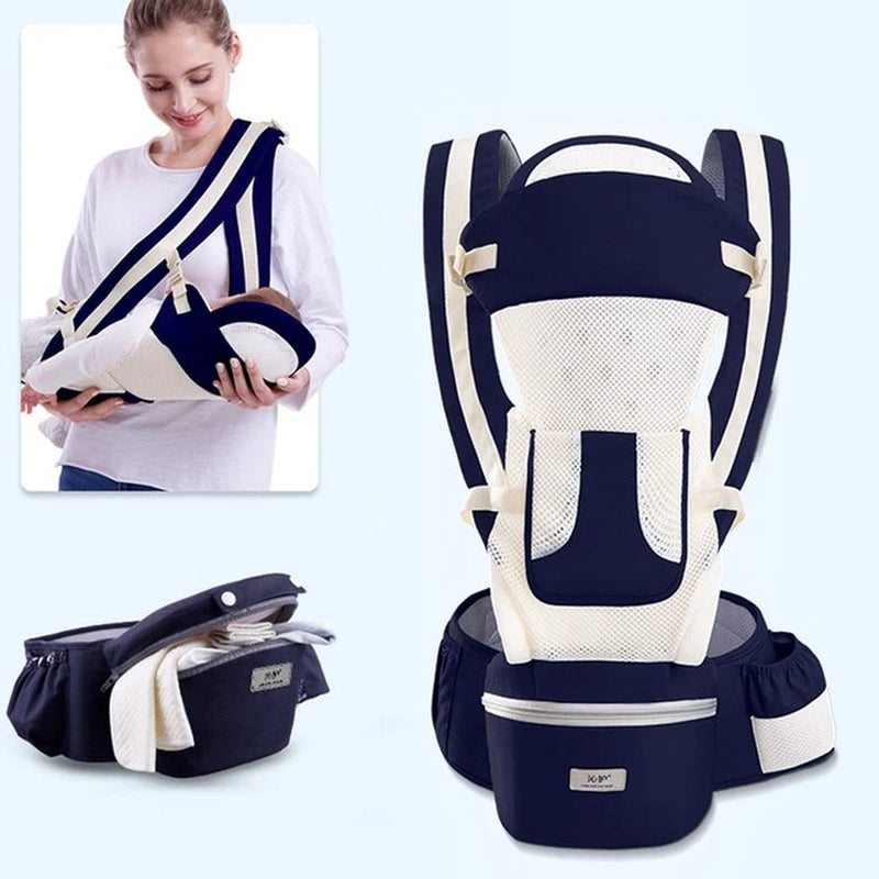 Newborn Ergonomic Baby Carrier Backpack Infant Baby Hipseat Carrier Front Facing Ergonomic Kangaroo Baby Wrap Sling Travel