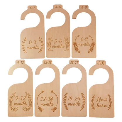 12 Pcs Wooden Baby Milestone Cards Commemorate Baby Birth Monthly Recording Cards Newborn Infant Shower Gifts Photography Props